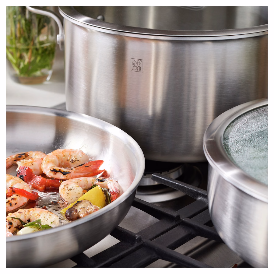 7-pc, Stainless Steel, Cookware Set