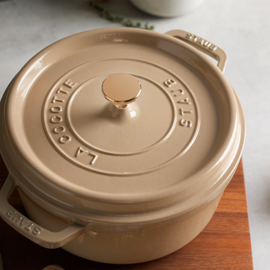 4 qt, Round, Cocotte, Sesame
