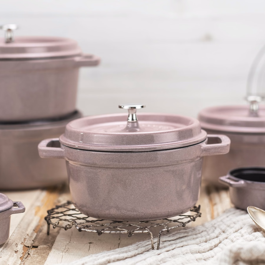 4 qt, Round, Dutch Oven, Lilac