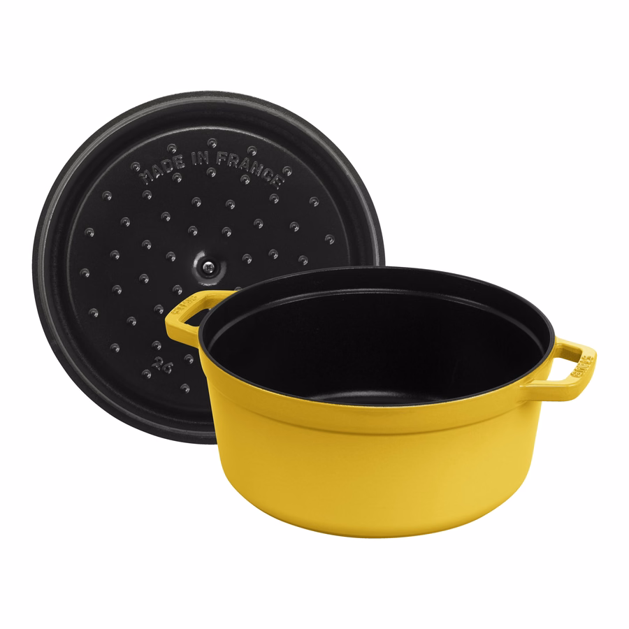 5.5 qt, Round, Dutch Oven, Citron