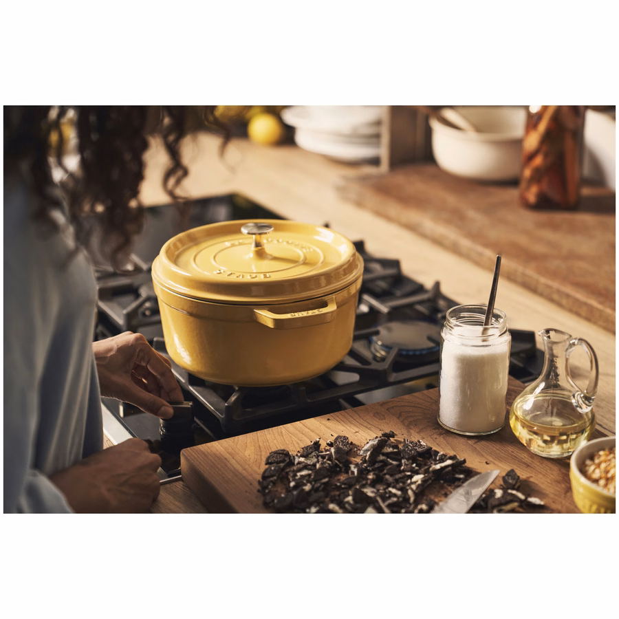 5.5 qt, Round, Dutch Oven, Citron