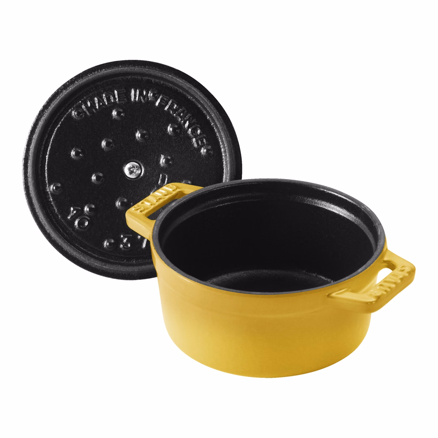 0.25 qt, Mini Round Dutch Oven, Citron