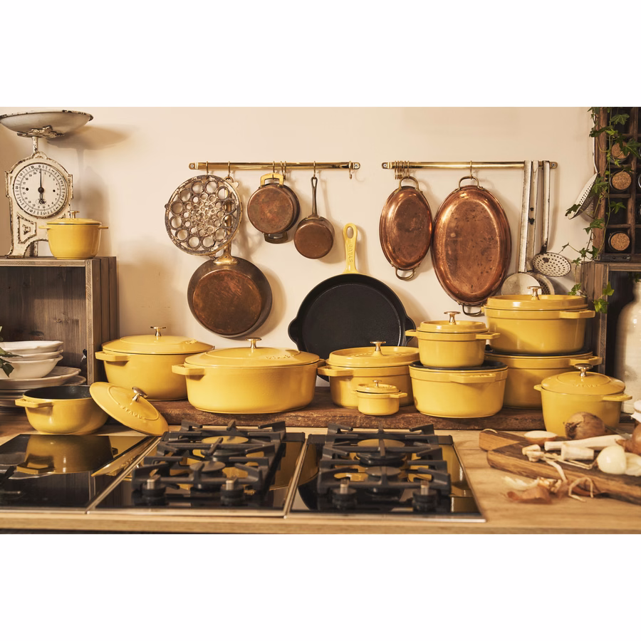 6.25 qt, Wide Oval Dutch Oven, Citron