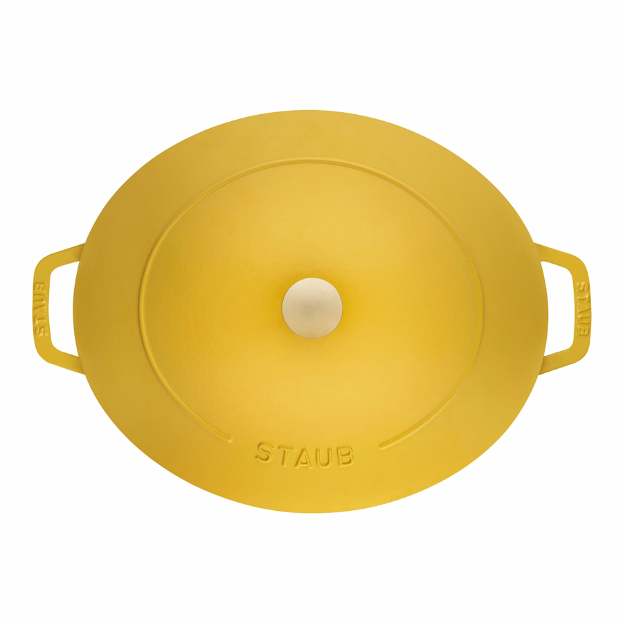 6.25 qt, Wide Oval Dutch Oven, Citron