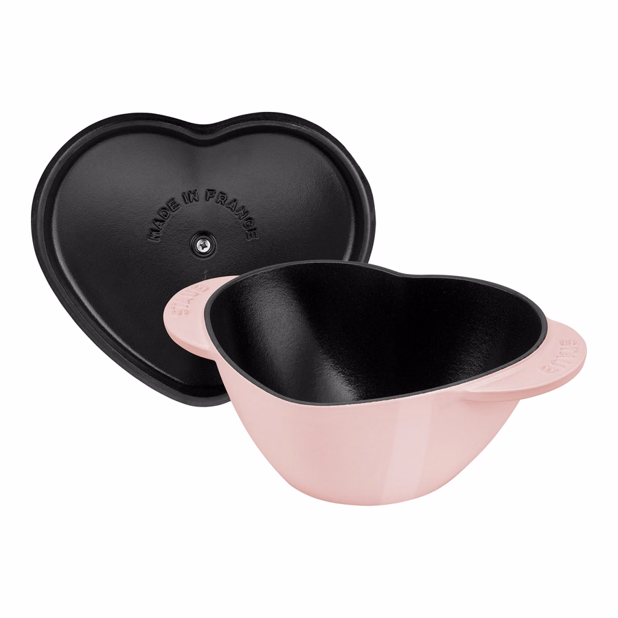 1.75 qt, Heart, Dutch Oven, Peony Pink