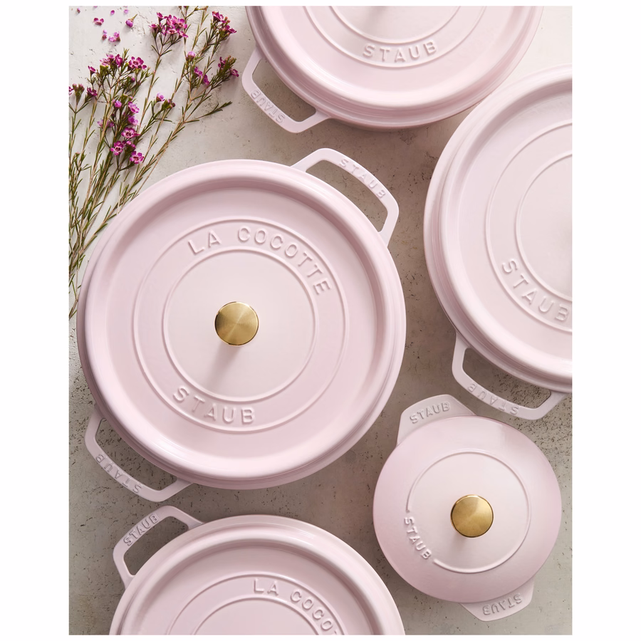 4 qt, Round, Dutch Oven, Peony Pink