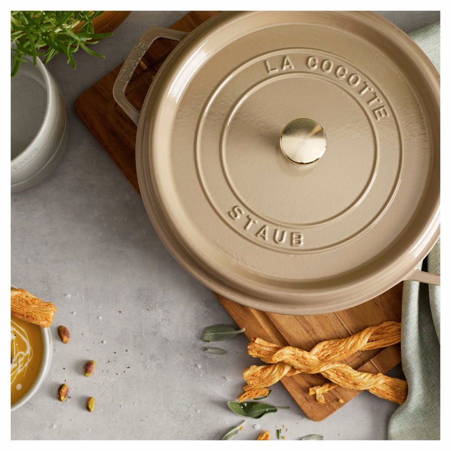 5.5 qt, Round, Dutch Oven, Sesame