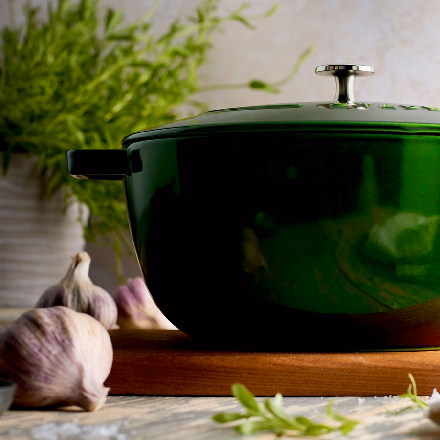 5 qt, French oven, Basil