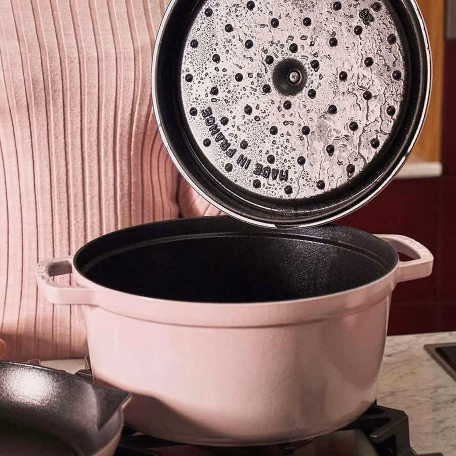 7 qt, Round, Dutch Oven, Peony Pink