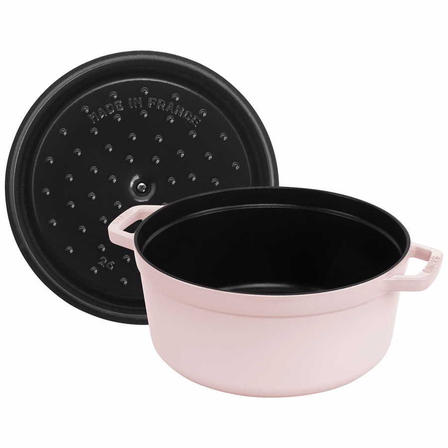 5.5 qt, Round, Dutch Oven, Peony Pink
