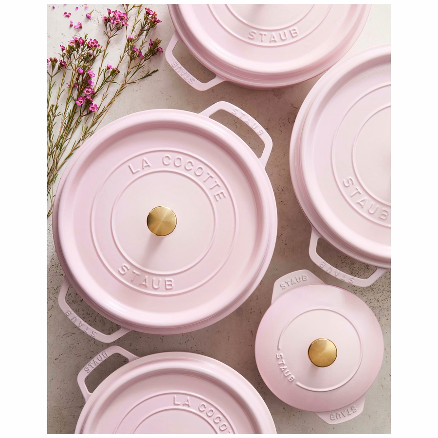 5.5 qt, Round, Dutch Oven, Peony Pink