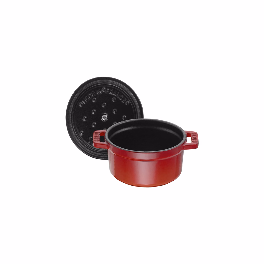 0.25 qt, Mini Round Dutch Oven, Cherry
