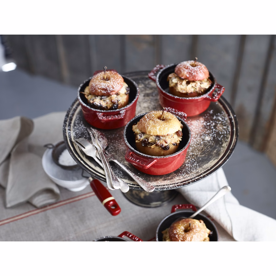 0.25 qt, Mini Round Dutch Oven, Cherry
