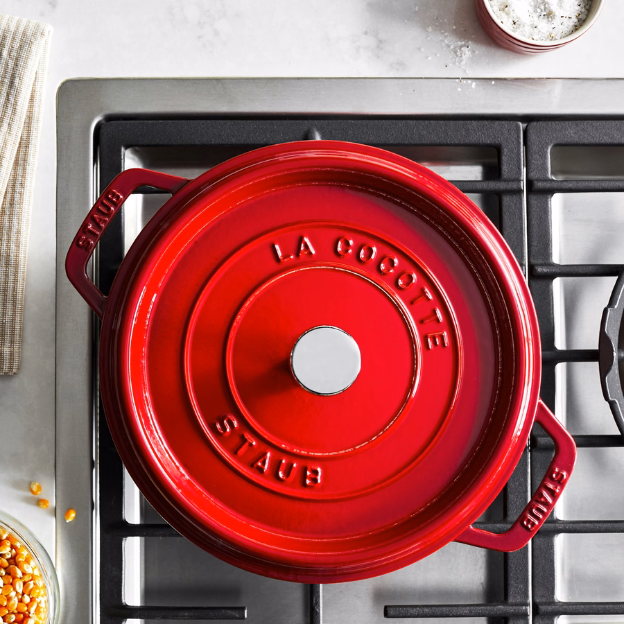 4 qt, Round, Dutch Oven, Cherry