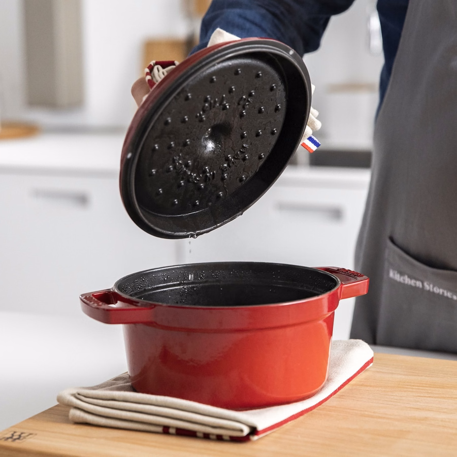 4 qt, Round, Dutch Oven, Cherry