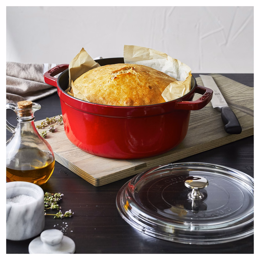 4 qt, Round, Dutch Oven, Cherry