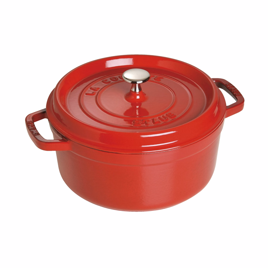 5.5 qt, Round, Dutch Oven, Cherry
