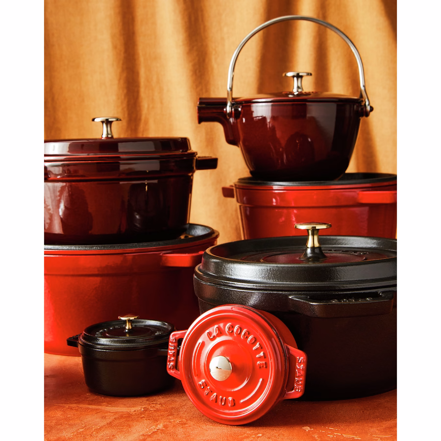 5.5 qt, Round, Dutch Oven, Cherry