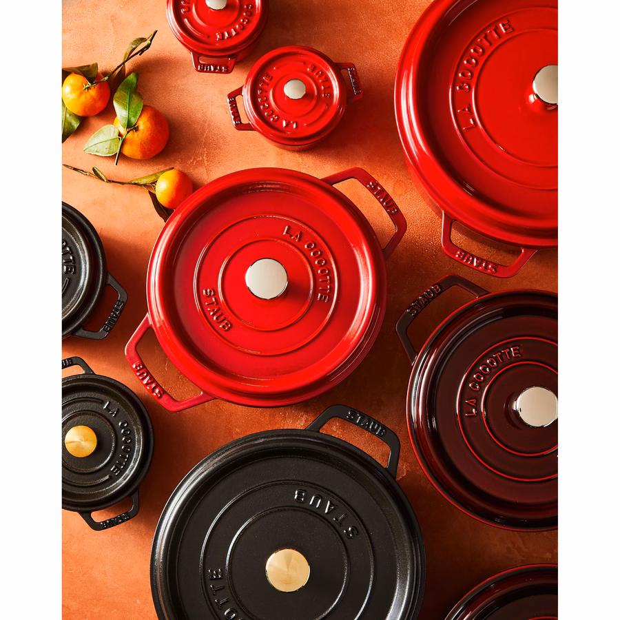 5.5 qt, Round, Dutch Oven, Cherry
