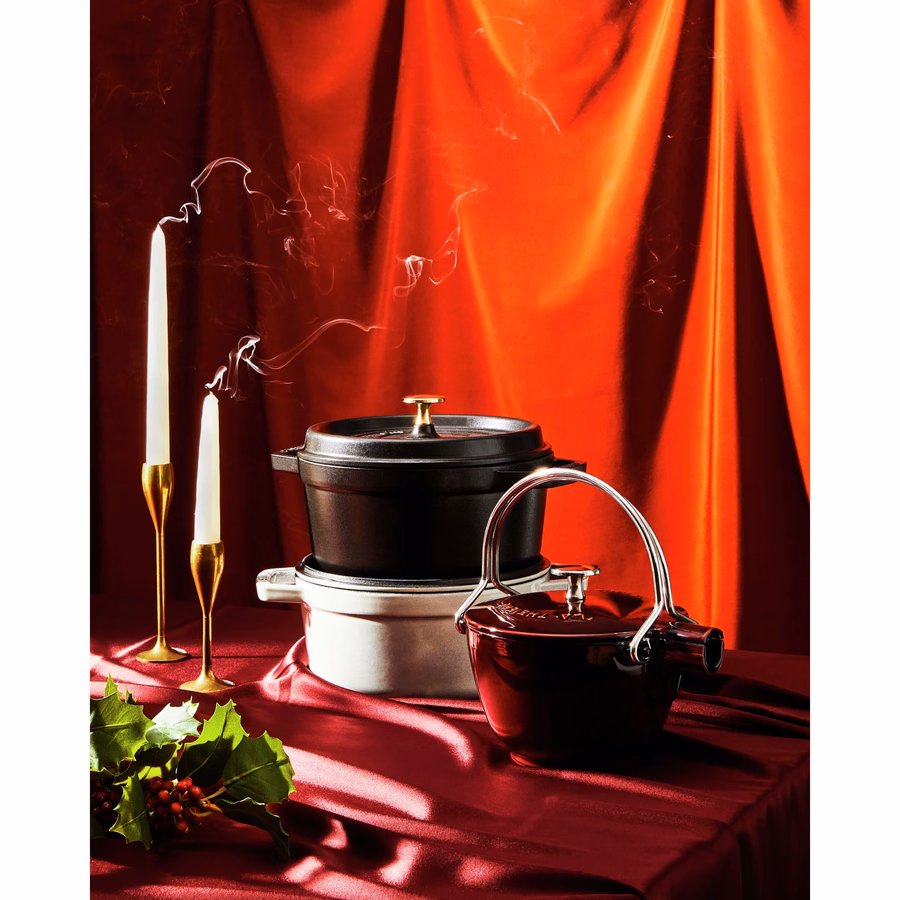 5.5 qt, Round, Dutch Oven, Cherry