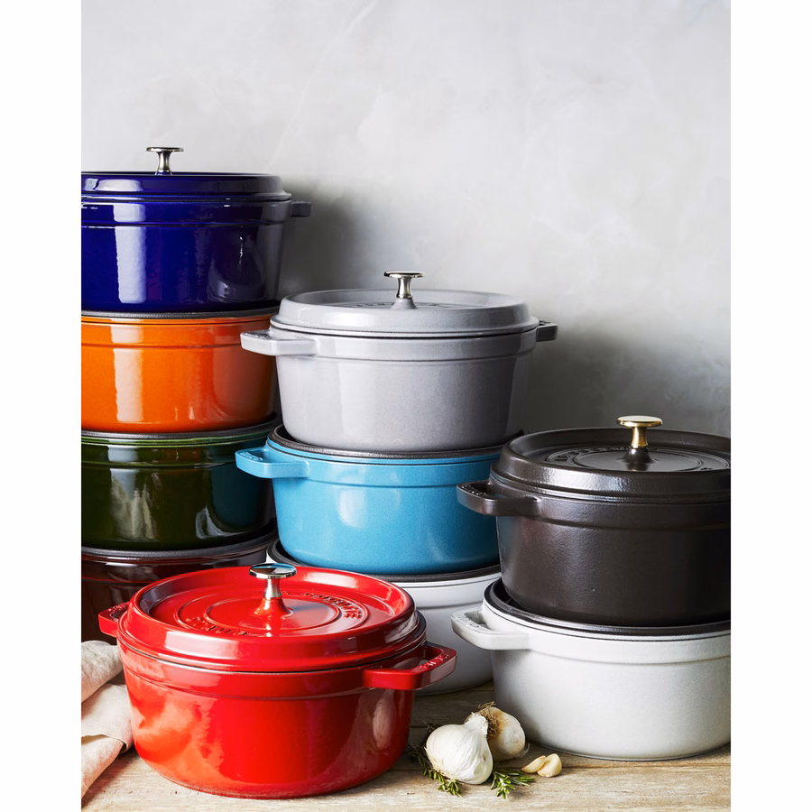 5.5 qt, Round, Dutch Oven, Cherry