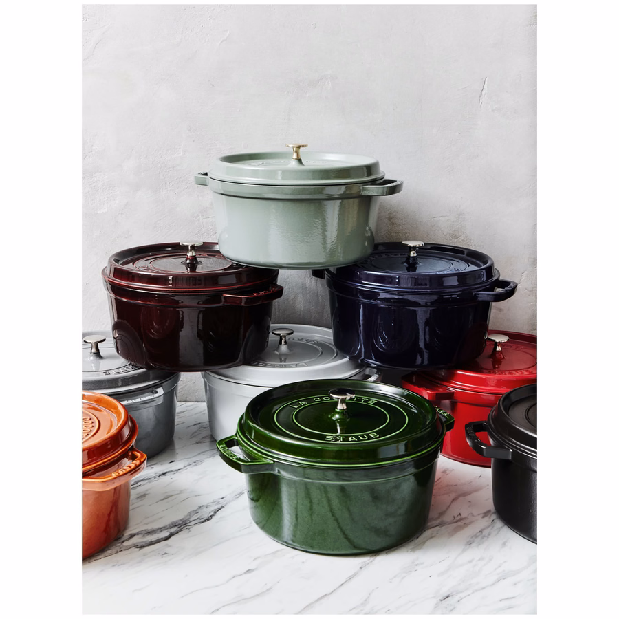 5.5 qt, Round, Dutch Oven, Cherry