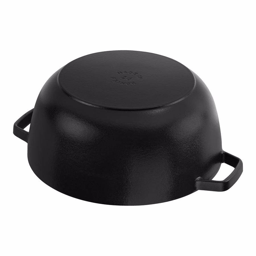 5 qt, Essential French Oven with Horse Lid, Matte Black