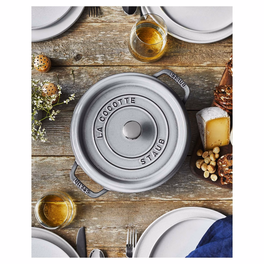 2.75 qt, Round, Dutch Oven, Graphite Grey