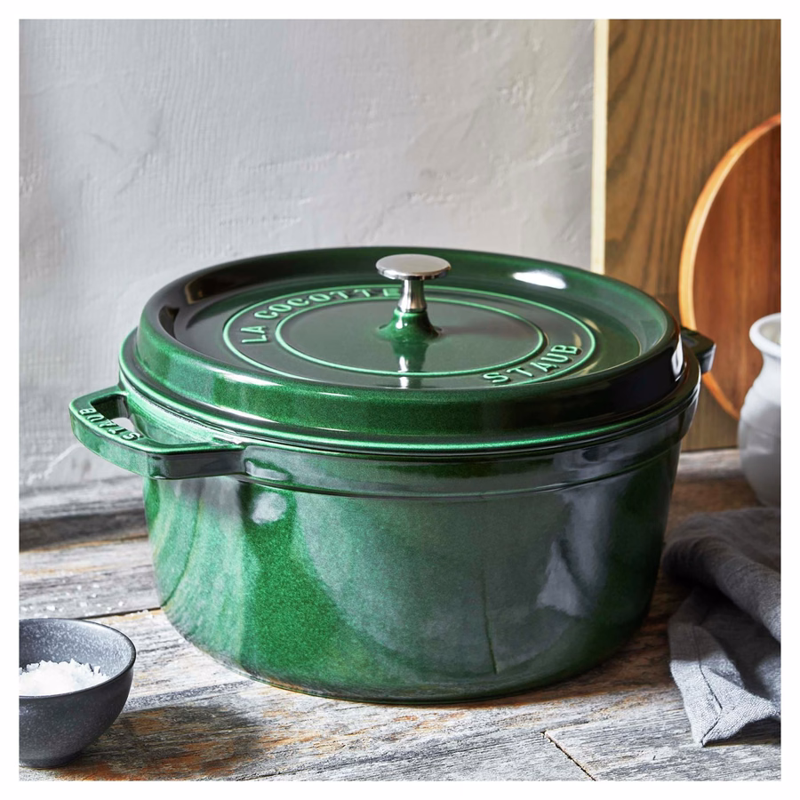 2.75 qt, Round, Dutch Oven, Basil