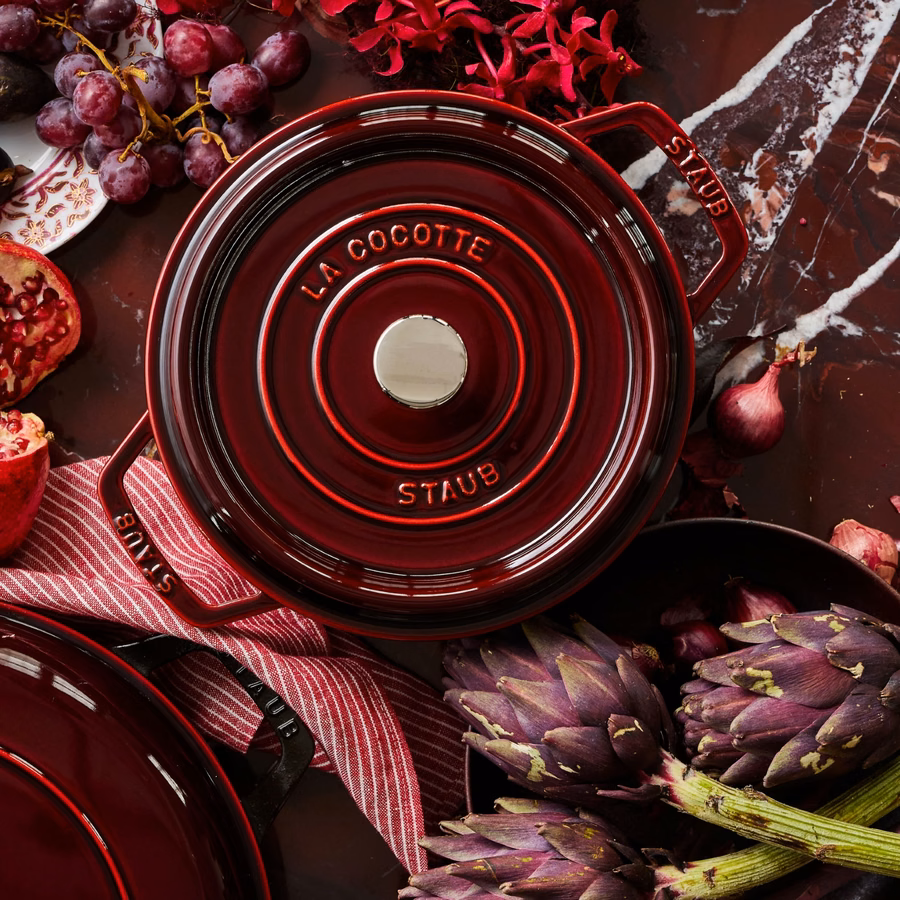 2.75 qt, Round, Dutch Oven, Grenadine