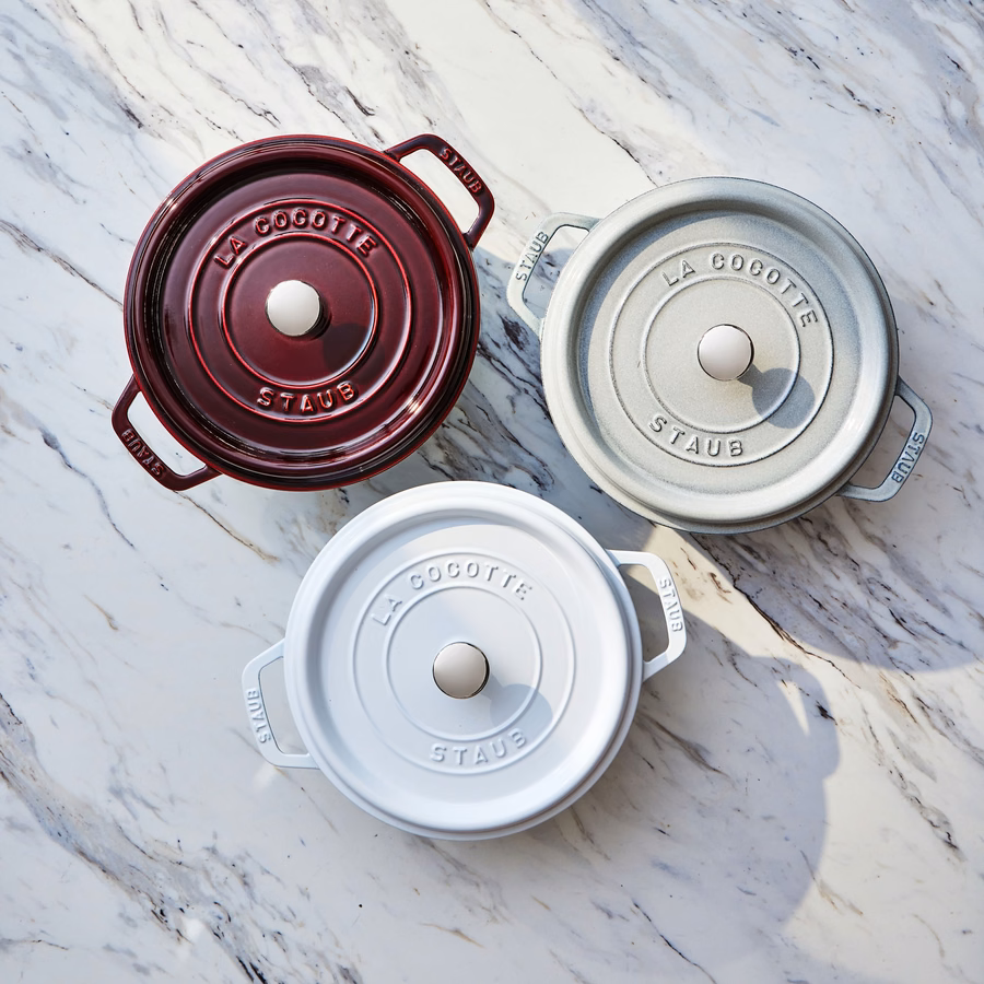 4 qt, Round, Dutch Oven, Pure White