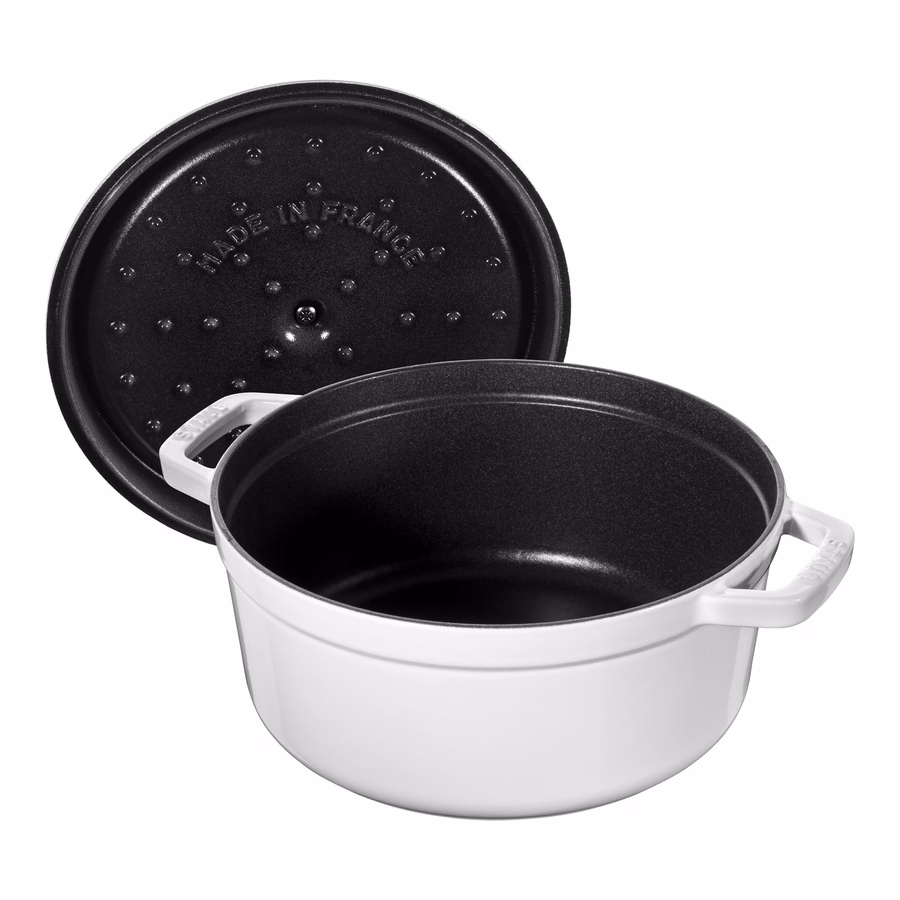 4 qt, Round, Dutch Oven, Pure White