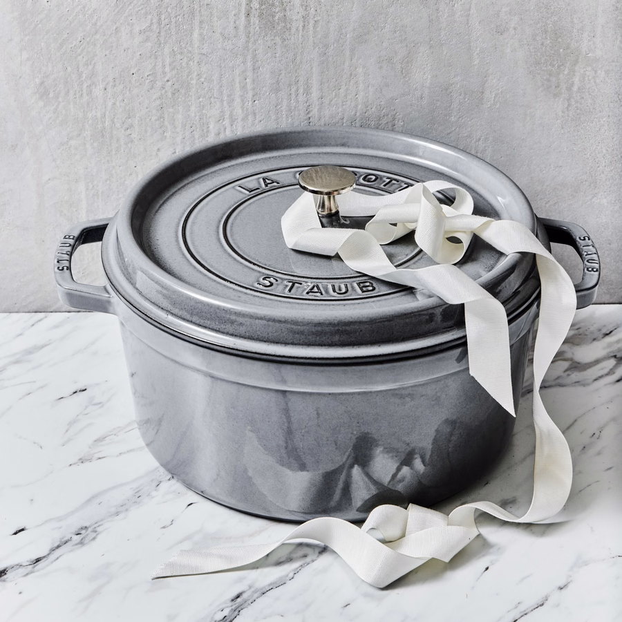 4 qt, Round, Dutch Oven, Graphite Grey