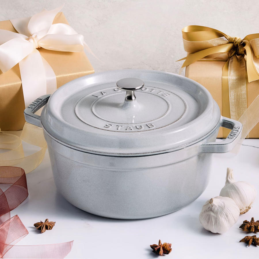 4 qt, Round, Dutch Oven, Graphite Grey