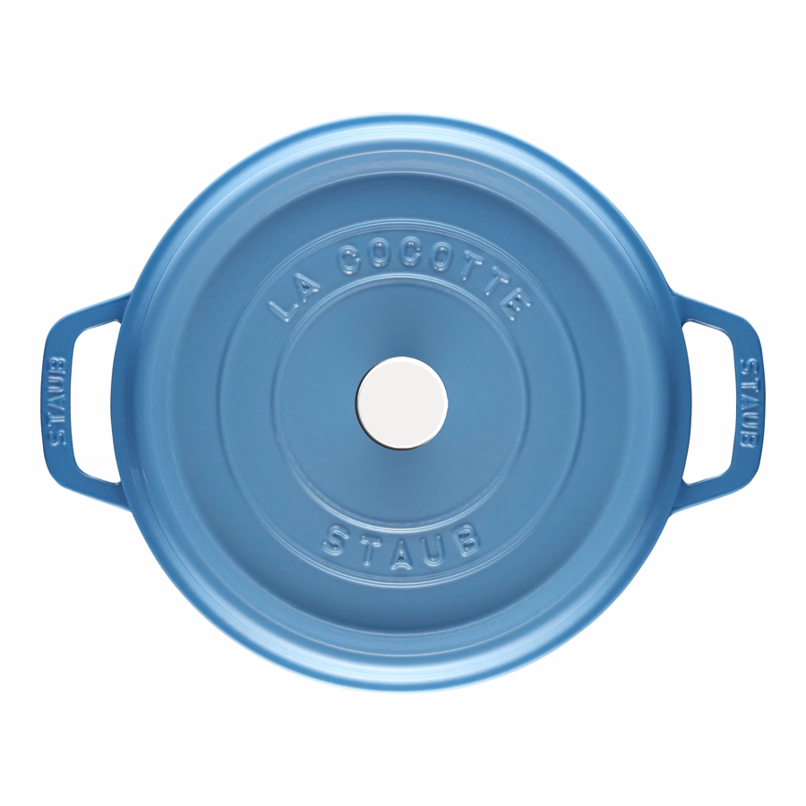 4 qt, Round, Cocotte, French Blue