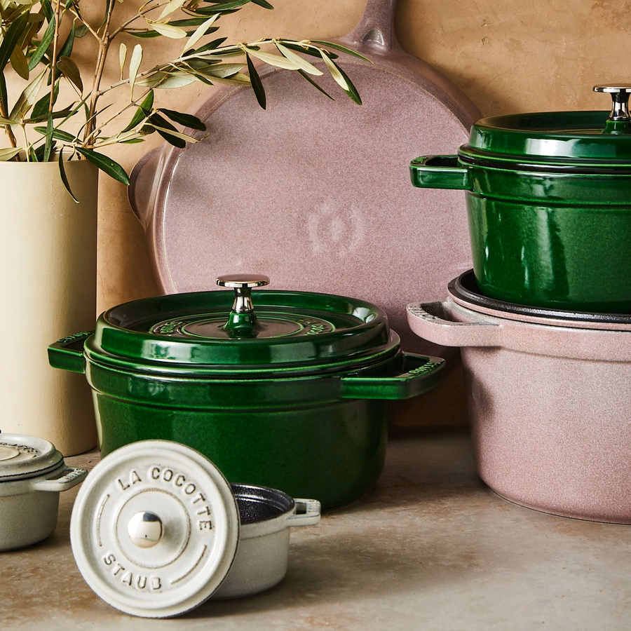 4 qt, Round, Dutch Oven, Basil