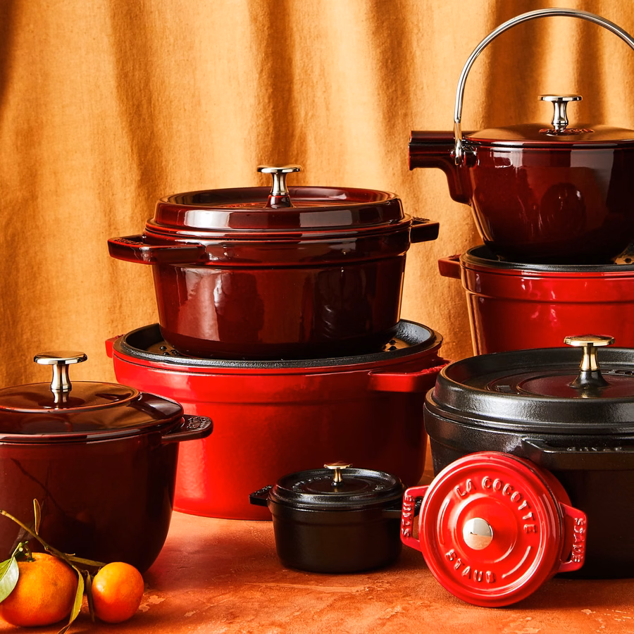 4 qt, Round, Dutch Oven, Grenadine