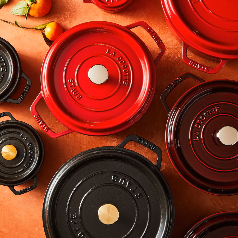 4 qt, Round, Dutch Oven, Grenadine