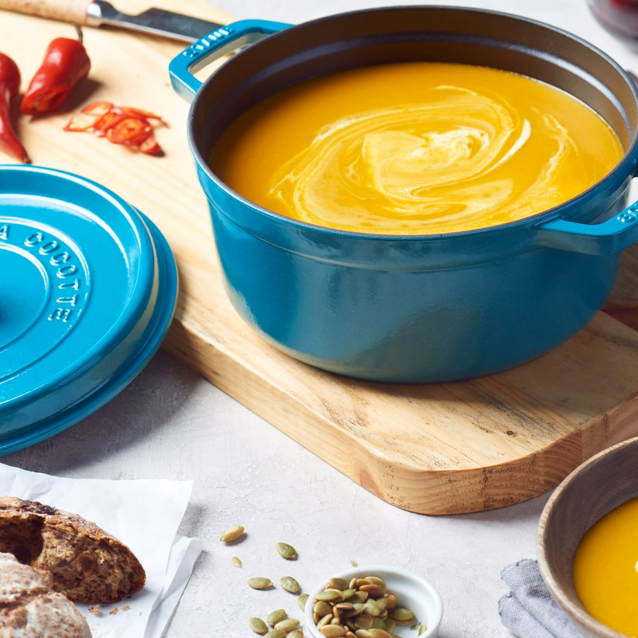 5.5 qt, Round, Dutch Oven, Turquoise