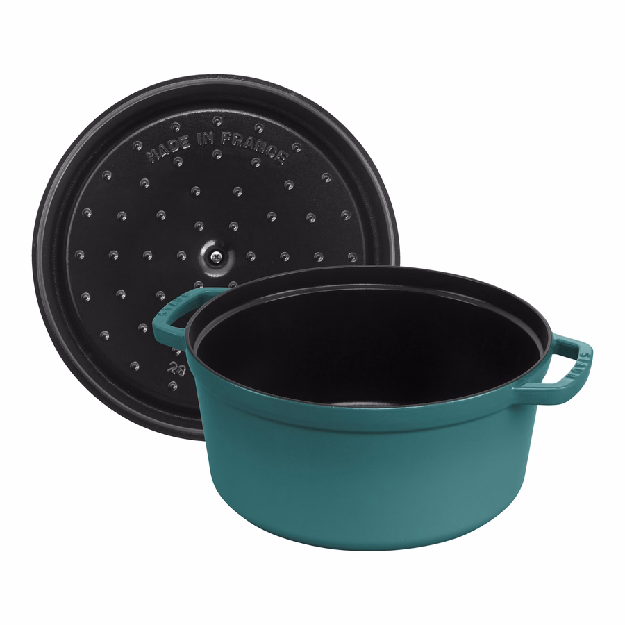 5.5 qt, Round, Dutch Oven, Turquoise