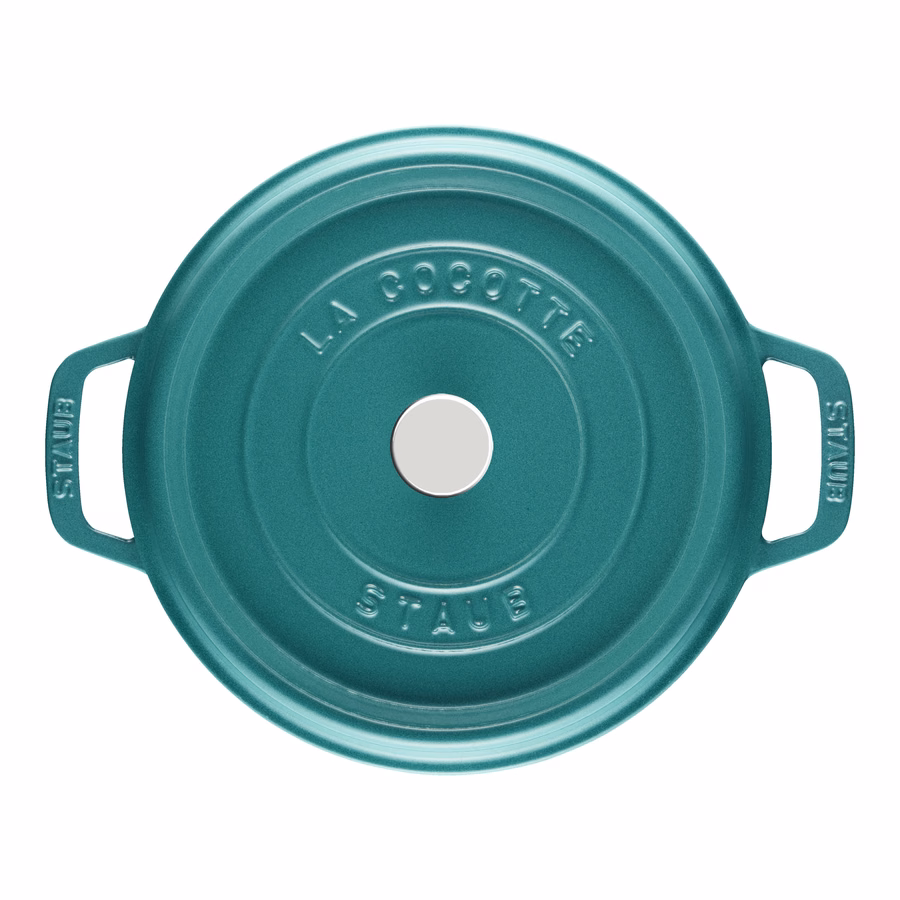 5.5 qt, Round, Dutch Oven, Turquoise