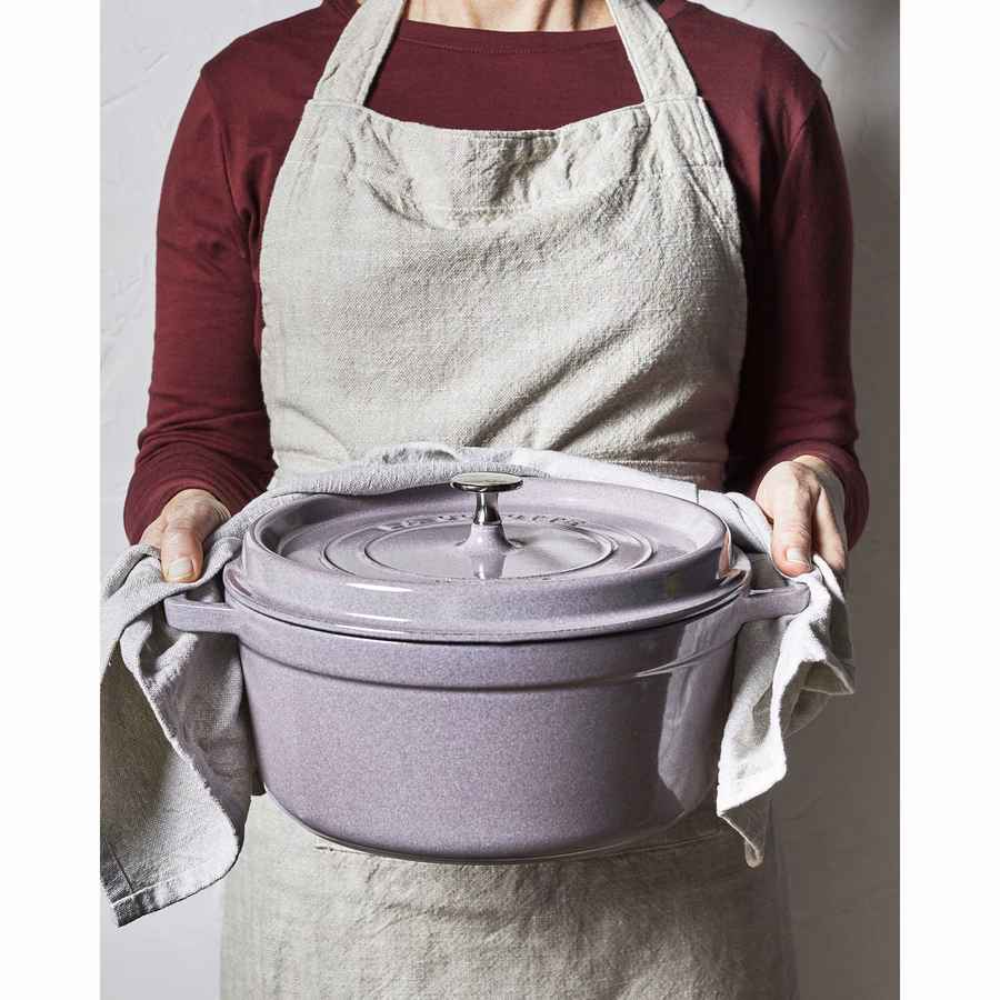 7 qt, Round, Dutch Oven, Lilac