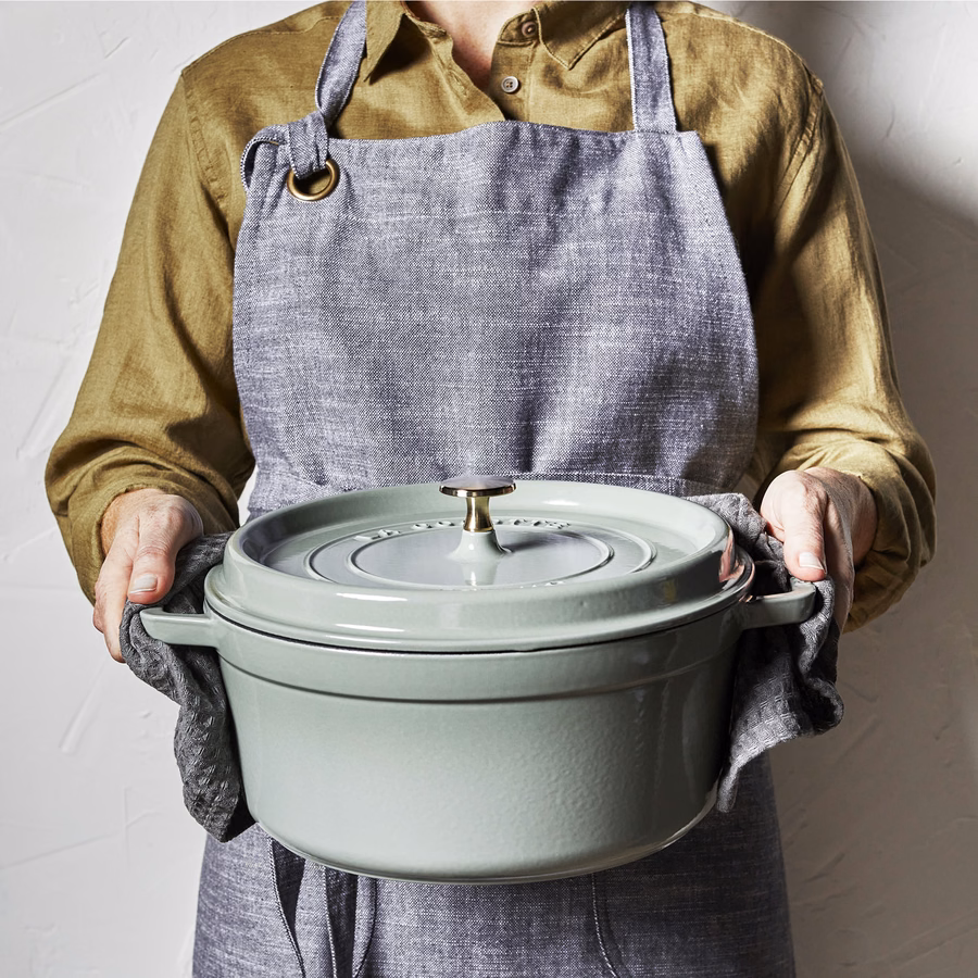 7 qt, Round, Dutch Oven, Eucalyptus