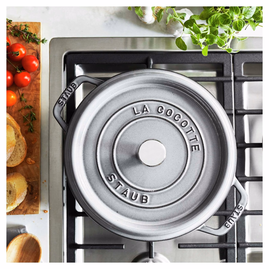 9 qt, Round, Dutch Oven, Graphite Grey