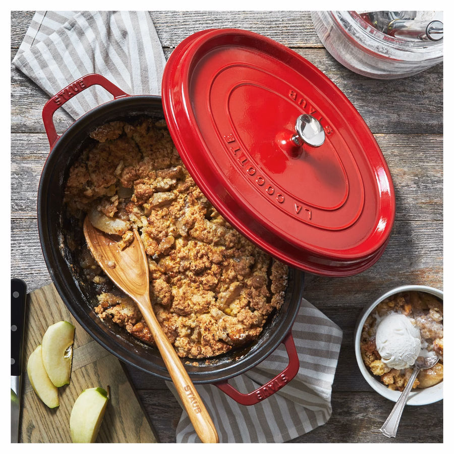 5.75 qt, Oval, Dutch Oven, Cherry