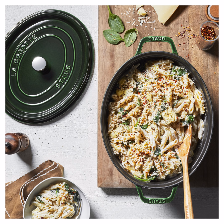 5.75 qt, Oval, Dutch Oven, Basil