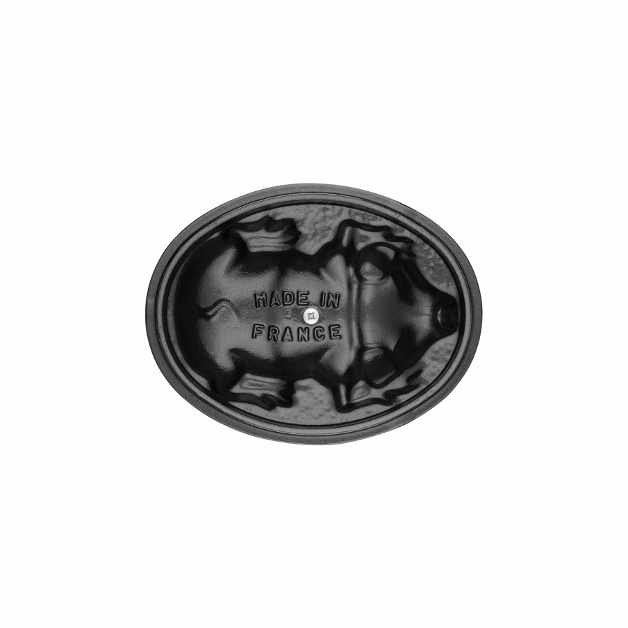 1 qt, Oval, Pig Dutch Oven, Graphite Grey
