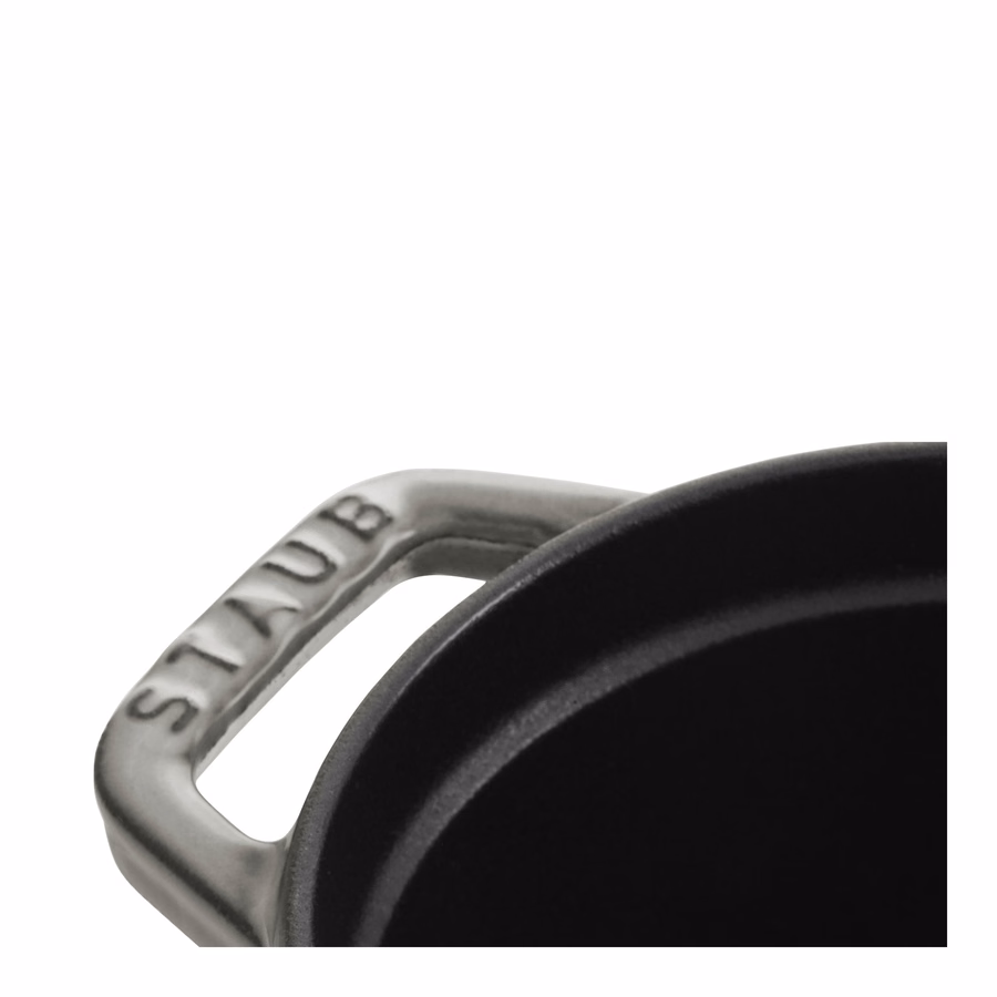 1 qt, Oval, Pig Dutch Oven, Graphite Grey