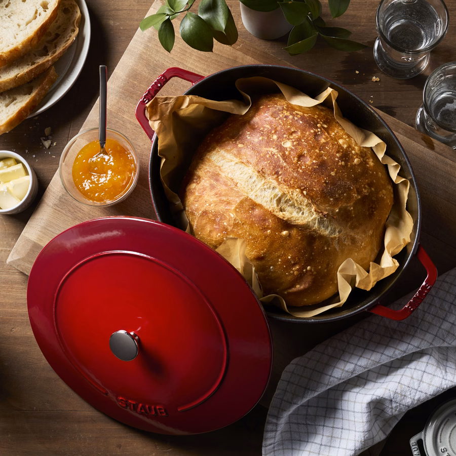6.25 qt, Wide Oval Dutch Oven, Cherry
