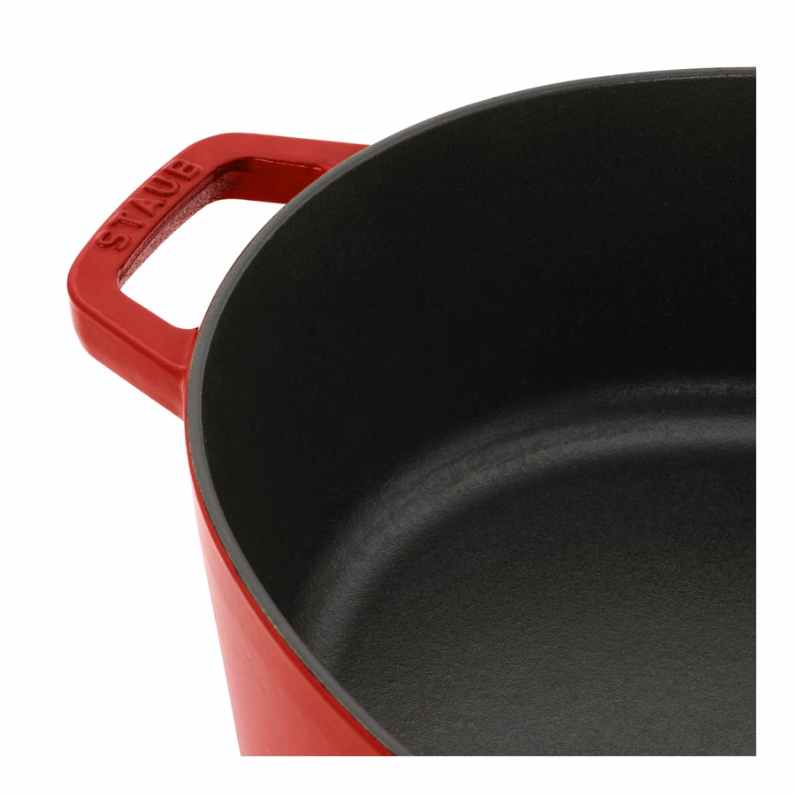 6.25 qt, Wide Oval Dutch Oven, Cherry